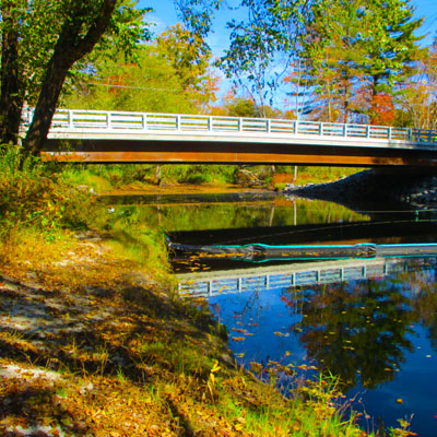 willow street bridge in pelham, new hampshire, rehabilitated by quantum construction consultants, a group of engineers located in concord, nh