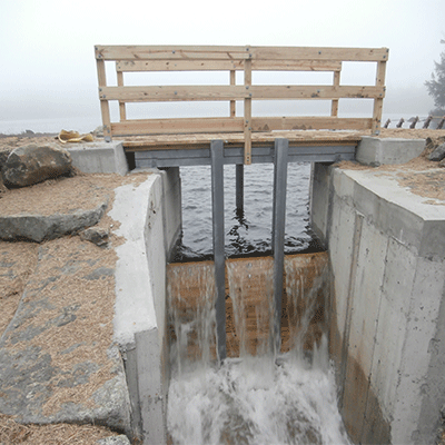 Cummins Pond Dam, Dorchester, NH